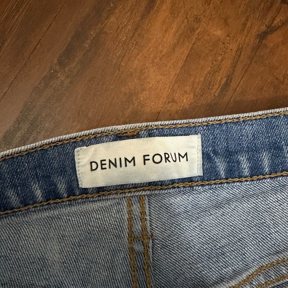 ARITZIA DENIM FORUM The Yoko High Rise Slim Jeans Picture This Bleu - Picture 8 of 14